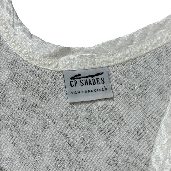 CP Shades Scoop Neck Floral 3/4 Sleeve Top size S - Picture 5 of 10